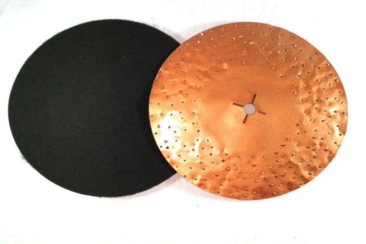 400 X 25 mm GR10 Tungsten Carbide disc on felt
