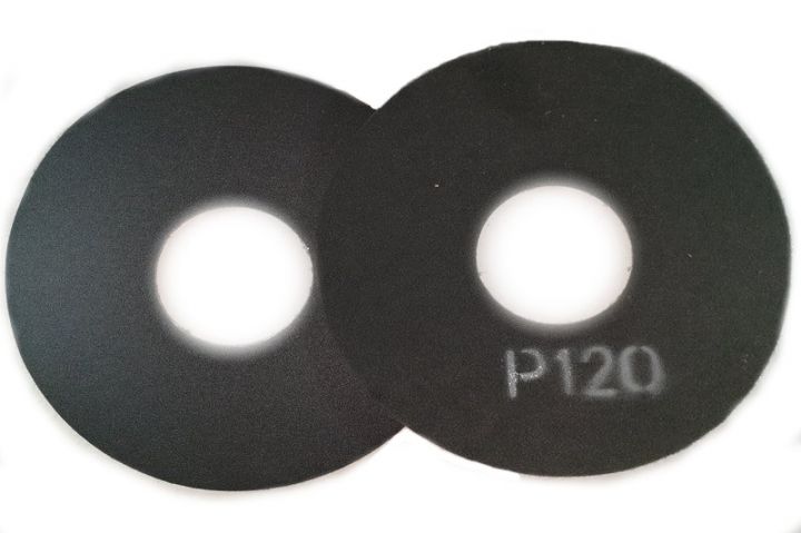 380x125mm K180 Schuurschijven op vilt